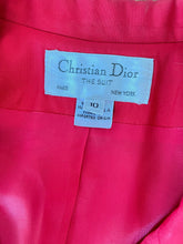 Load image into Gallery viewer, C D Blazer 1990s Red Suit Jacket M