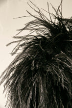Load image into Gallery viewer, 1960s Shirt Dress Feather Collar M