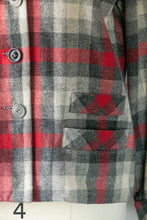 Load image into Gallery viewer, 1950s 49er Jacket Wool Plaid Sportswear M