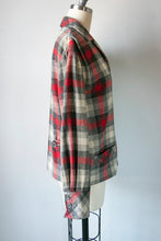 Load image into Gallery viewer, 1950s 49er Jacket Wool Plaid Sportswear M