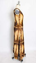 Load image into Gallery viewer, 1960s Burlesque Costume Faux Fur Long Dress XS
