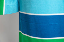 Load image into Gallery viewer, 1960s Dress Vicky Vaughn Striped Mod Shift 60s Small