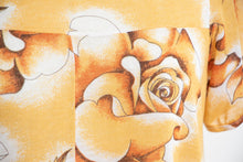 Load image into Gallery viewer, 1970s T-shirt Maxi Dress Floral Sheer Knit Jersey Small Finnish