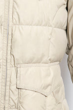 Load image into Gallery viewer, 1960s Down Coat Puffer Jacket Beige Large