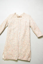 Load image into Gallery viewer, 1960s Sweater Coat Beige Wool Knit Jacket M / S