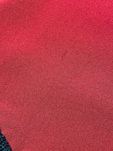 Load image into Gallery viewer, 1970s Fringe Shawl Red & Black Long