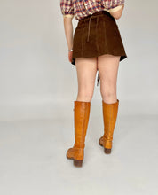 Load image into Gallery viewer, 1970s Frye Boots Knee High Lace Up Western Granny Campus Black Label Leather 9