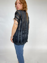 Load image into Gallery viewer, 1980s Silk Blouse Sheer Lace Designer Holly Lueders