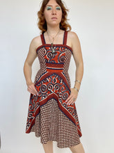Load image into Gallery viewer, 1970s Dress Young Innocent Batik Printed Cotton XS