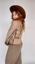 Load image into Gallery viewer, 1970s Shearling Cropped Jacket Sheepskin Brown S