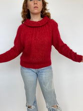 Load image into Gallery viewer, Vintage Hand Knit Sweater 1990s Wool Chunky Knit