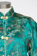 Load image into Gallery viewer, 1990s Lounge Set Pajamas Pants Ensemble Chinese Silk