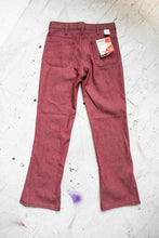 Load image into Gallery viewer, 1970s Bell Bottoms Magenta Cotton Pants XS