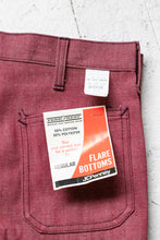 Load image into Gallery viewer, 1970s Bell Bottoms Magenta Cotton Pants XS