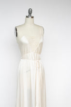 Load image into Gallery viewer, 1980s Nightgown Sheer Lace Long Slip Lingerie Dress S