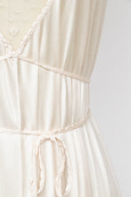 Load image into Gallery viewer, 1980s Nightgown Sheer Lace Long Slip Lingerie Dress S