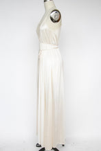 Load image into Gallery viewer, 1980s Nightgown Sheer Lace Long Slip Lingerie Dress S