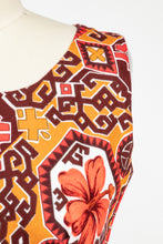 Load image into Gallery viewer, 1960s Hawaiian Cotton Printed Top XS