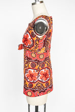 Load image into Gallery viewer, 1960s Hawaiian Cotton Printed Top XS