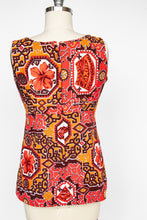 Load image into Gallery viewer, 1960s Hawaiian Cotton Printed Top XS