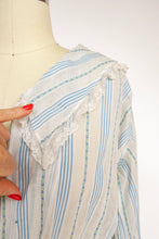 Load image into Gallery viewer, Antique Edwardian Dress Sheer Cotton 1910s S