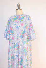Load image into Gallery viewer, 1970s Caftan Robe Loungewear Floral Lingerie Dress M
