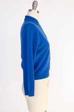 Load image into Gallery viewer, 1950s Sweater Wool Blue Pullover S
