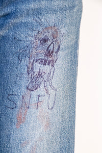 1990s Levi's Jeans Denim Cotton Dark Wash 29" x 33"