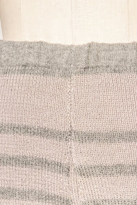 1970s Wool Knit Pants High Waist Lounge Leggings S