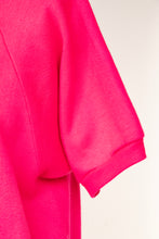 Load image into Gallery viewer, 1970s Sweatshirt Dress Neon Short Sleeve M
