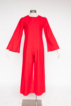 Load image into Gallery viewer, 1970s Jumpsuit Cotton Wide Leg Onesie S