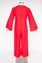 Load image into Gallery viewer, 1970s Jumpsuit Cotton Wide Leg Onesie S