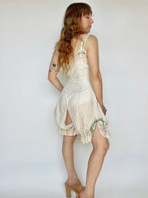 Load image into Gallery viewer, 1910s Antique Edwardian Cotton Chemise Step In Split Crotch Lingerie S