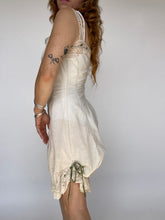 Load image into Gallery viewer, 1910s Antique Edwardian Cotton Chemise Step In Split Crotch Lingerie S