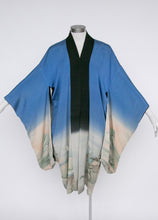 Load image into Gallery viewer, 1940s Kimono Rayon Reversible Japanese Robe 50s