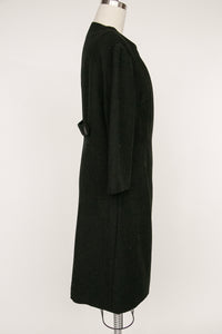 1960s Dress Black Fitted Shirtfront M