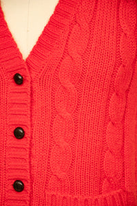 1970s Wool Knit Top Sweater Vest S