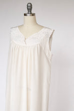 Load image into Gallery viewer, 1970s Slip Dress Silk Deadstock Full Length Nightgown Lingerie L