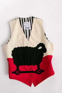 1990s Moschino Cheap & Chic Vest Top Wool M