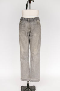 1990s Levi's Jeans Gray Denim Cotton High Waist 32" x 32"