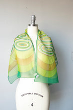 Load image into Gallery viewer, 1970s Silk Chiffon Sheer Scarf Burmel Deadstock