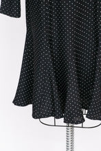Load image into Gallery viewer, 1980s Dress Deadstock Polka Dot Shift M