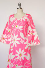 Load image into Gallery viewer, 1960s Hawaiian Dress Printed Cotton Maxi S