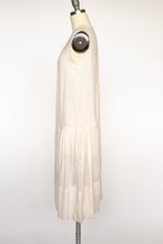 Load image into Gallery viewer, 1920s Lawn Dress Sheer Cotton Flapper Lace S