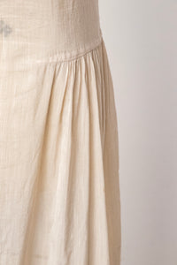 1920s Lawn Dress Sheer Cotton Flapper Lace S