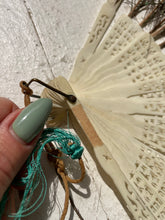 Load image into Gallery viewer, Antique Vintage Peacock Feather Fan Bridal Accessory Wedding Deco