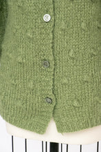 Load image into Gallery viewer, 1960s Sweater Wool Fuzzy Chunky Knit Cardigan