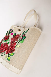 1960s Purse Embellished Tote Bag