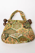Load image into Gallery viewer, 1960s Purse Tapestry Fabric Tote Hand Bag