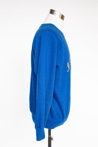 1990s Sweatshirt Blue Mattress Sleep L